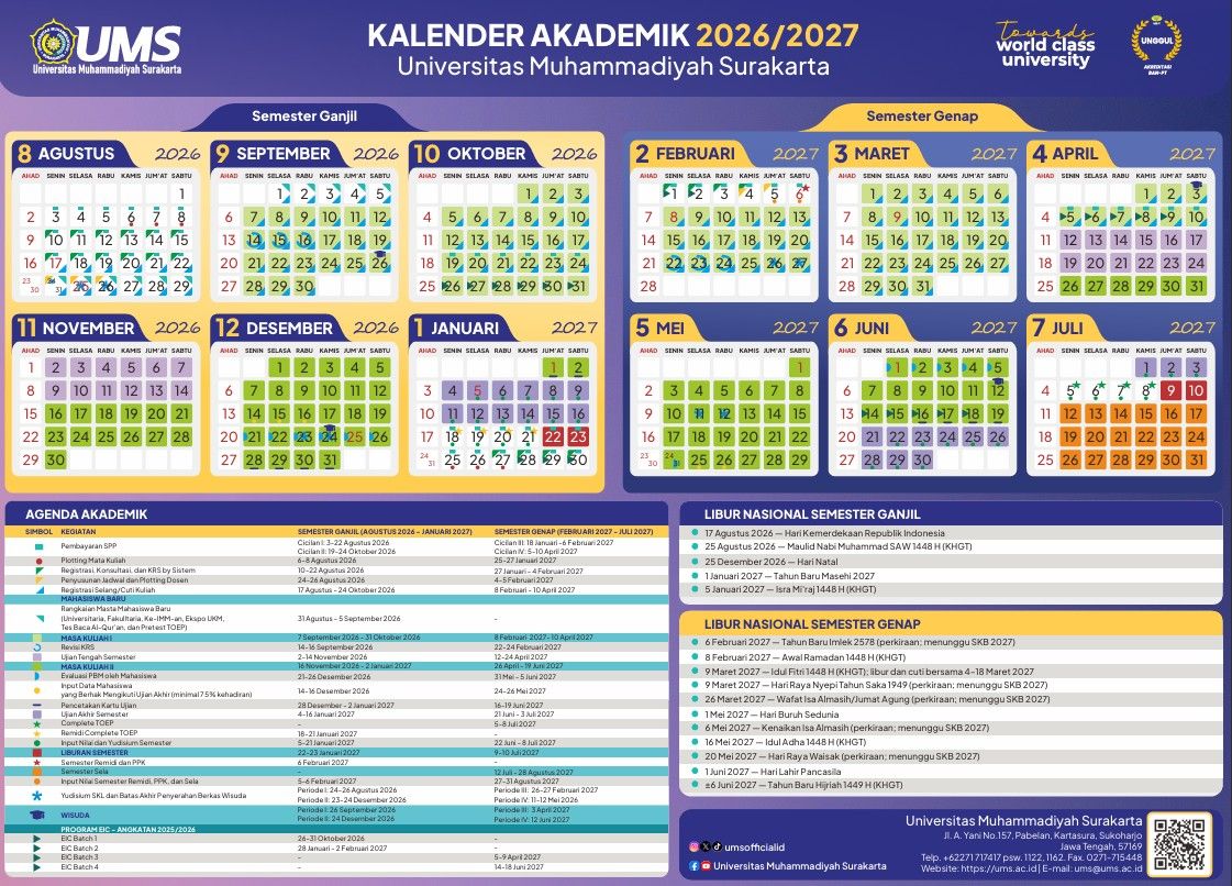 Kalender Akademik 2026/2027